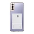 Spigen Crystal Slot Samsung Galaxay S21+ tok kártyatartóval, Crystal Clear, átlátszó