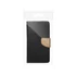 Fancy Samsung Galaxy A22 LTE flip tok, fekete-arany
