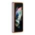 Samsung Galaxy Z Fold3 5G Leather Cover, gyári bőr tok, barna, EF-VF926