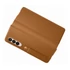 Samsung Galaxy Z Fold3 5G Leather Flip Cover, gyári bőr flip tok, barna, EF-FF926