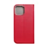 Magnet Apple iPhone 13 Pro Max mágneses flip tok, piros