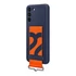 Samsung Galaxy S22+ Silicone Cover with Strap, gyári szilikon tok szíjjal, sötétkék, EF-GS906TN