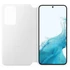Samsung Galaxy S22 Clear View Cover, gyári flip tok, fehér, EF-ZS901CW