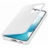 Samsung Galaxy S22 Clear View Cover, gyári flip tok, fehér, EF-ZS901CW