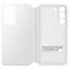 Samsung Galaxy S22 Clear View Cover, gyári flip tok, fehér, EF-ZS901CW