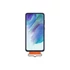 Samsung Galaxy S21 FE Silicone Cover with Strap, gyári szilikon tok szíjjal, sötétkék, EF-GG990TN