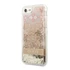 Guess Liquid Glitter Paisley Apple iPhone SE 2022/2020/8/7 hátlap tok, arany
