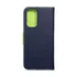 Fancy Xiaomi Redmi Note 11/11S flip tok, kék-lime