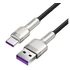 Baseus Cafule USB-C gyorstöltő töltő- és adatkábel, 0,25m, fekete