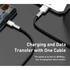 Baseus Cafule USB-C gyorstöltő töltő- és adatkábel, 0,25m, fekete