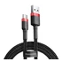 Baseus Cafule USB / USB-C gyorstöltő töltő- és adatkábel, 1m, piros-fekete