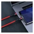 Baseus Cafule USB-C gyorstöltő töltő- és adatkábel, 2m, szürke-fekete