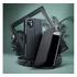 Fancy Samsung Galaxy S22+ flip tok, fekete