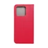 Magnet Xiaomi Redmi 10C mágneses flip tok, piros