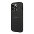 Guess PU Saffiano Apple iPhone 14 Pro bőr hátlap tok, fekete