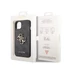 Guess PU 4G Metal Logo Apple iPhone 14 Plus hátlap tok, szürke