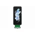 Samsung Galaxy Z Flip4 Silicone Cover with Strap, gyári szilikon tok szíjjal, fekete, EF-GF721TB