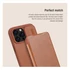 Nillkin Qin Pro Apple iPhone 14 Pro bőr  flip tok, fekete