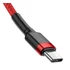 Baseus Cafule USB-C / USB-C töltő- és adatkábel, 60W, 1m, piros