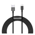 Baseus Superior USB / USB-C töltő- és adatkábel, 66W, 2m, fekete