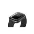 Uniq Glase Dual Pack Apple Watch S8/S7 41mm szilikon tok, átlátszó/fekete