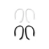 Uniq Loop Sports Apple Airpods fülkampó, fekete&fehér (2db)
