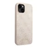 Guess 4G Metal Gold Apple iPhone 14 hátlap tok, pink