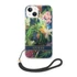 Guess Flower Strap Apple iPhone 14 Plus hátlap tok, kék