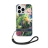 Guess Flower Strap Apple iPhone 14 Pro Max hátlap tok, kék