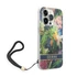 Guess Flower Strap Apple iPhone 14 Pro Max hátlap tok, kék