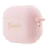 Guess Silicone Charm Heart Apple AirPods Pro 2 tok , rózsaszín