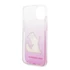 Karl Lagerfeld Choupette Fun Apple iPhone 14 Plus hátlap tok, rózsaszín
