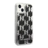 Karl Lagerfeld Liquid Glitter Monogram Apple iPhone 14 Plus hátlap tok, fekete