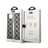 Karl Lagerfeld Monogram Stripe Apple iPhone 14 Plus hátlap tok, szürke
