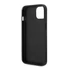 Karl Lagerfeld Saffiano Choupette Head Patch Apple iPhone 14 Plus hátlap tok, ezüst