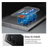 Spigen Ez Fit Optik Samsung Galaxy S23 Ultra Tempered kamera lencse fólia felhelyező kerettel, fekete (2db)