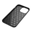 Forcell Carbon Premium Apple iPhone 14 Plus karbon mintás szilikon tok, fekete