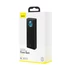 Baseus Amblight Power bank / külső akkumulátor, 30000mAh, 4xUSB, USB-C, 65W, fekete