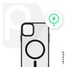 Phoner Apple iPhone 14 Pro Max Hybrid Mag MagSafe kemény hátlap tok, fekete