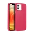 Frame Apple iPhone 12/12 Pro közepesen ütésálló tok kameravédő kerettel, magenta