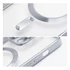 Electro Mag Apple iPhone 14 Pro Max MagSafe szilikon tok kameravédő-lencsével, ezüst