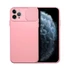 Slide Apple iPhone 11 Pro Max, kameravédős szilikon tok, rózsaszín