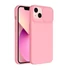 Slide Apple iPhone 11 Pro Max, kameravédős szilikon tok, rózsaszín
