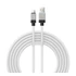 Baseus CoolPlay USB / USB-C töltő- és adatkábel, 100W, 2m, fehér