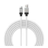 Baseus CoolPlay USB / USB-C töltő- és adatkábel, 100W, 2m, fehér