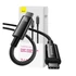 Baseus Tungsten Gold USB-C / USB-C töltő- és adatkábel, 240W, 1m, fekete