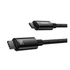 Baseus Tungsten Gold USB-C / USB-C töltő- és adatkábel, 240W, 1m, fekete
