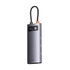 Baseus Metal Gleam Hub 4in1 USB-C, 4x USB-A 3.0