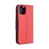 Fancy Apple iPhone 15 Pro Max flip tok, piros/kék
