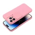 Slide Apple iPhone 15 Pro Max kameravédős szilikon tok, rózsaszín